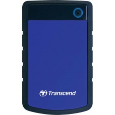 Hard disk extern Transcend StoreJet 25H3B 1Tb Rubber Grey/Blue