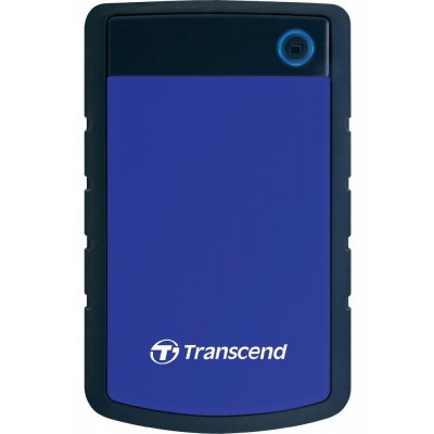 Внешний жесткий диск Transcend StoreJet 25H3B 1Tb Rubber Grey/Blue