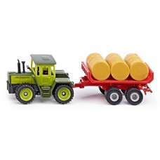 Трактор Siku MB-Trac with trailer for bales (1670)