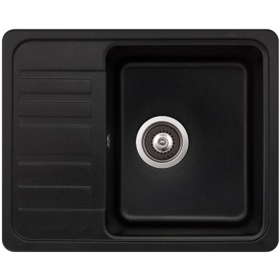 Chiuvetă de bucătărie Aquasanita Notus SQ102 Black metallic