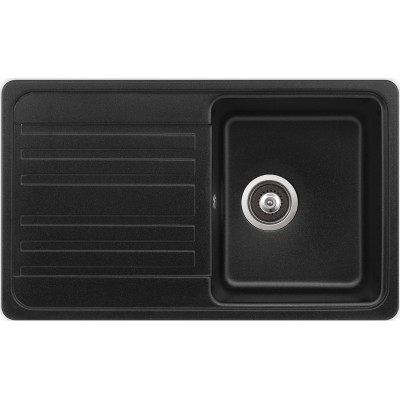 Chiuvetă de bucătărie Aquasanita Notus SQ101 Black metallic