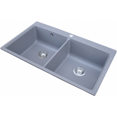 Chiuvetă de bucătărie Aquasanita Magna SQM200 Alumetallic