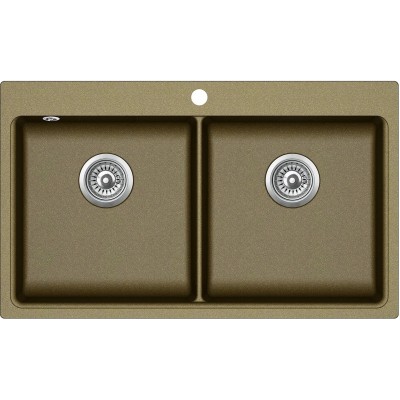 Chiuvetă de bucătărie Aquasanita Magna SQM200 Brass