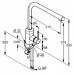 Смеситель для кухни Kludi L-ine (428140577)