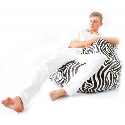 Puf Because Royal Zebra XXL