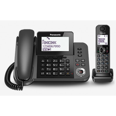 DECT телефон Panasonic KX-TGF320UCM Titanium