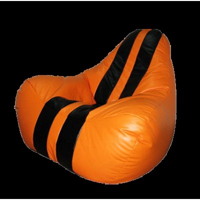 Puf Relaxtime HiPoly Baby Orange&Black