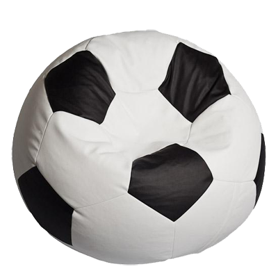 Бинбэг Relaxtime Football Big White&Black