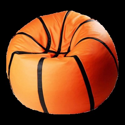 Puf Relaxtime Basketball Big Orange