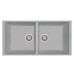 Кухонная мойка Plados Elegance AM8620ST UM41 Aluminium