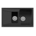 Кухонная мойка Plados Roxana HR0791 UG95 Ebony Black