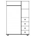 Шкаф Poland №3 С80 Hanger\Shelves 2D (Oak)