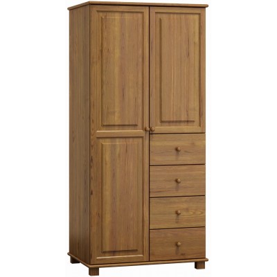 Шкаф Poland №3 С90 Hanger\Shelves 2D (Oak)