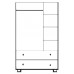 Шкаф Poland №4 С90 Hanger\Shelves 2D (Oak)