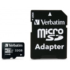 Карта памяти Verbatim microSDHC 32Gb + Adapter (44083)