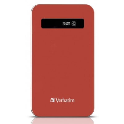 Внешний аккумулятор Verbatim Ultra Slim Portable Power Pack 4200mAhRed