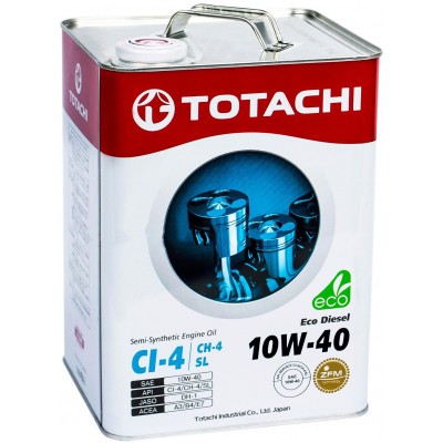 Моторное масло Totachi Eco Diesel EngineCI-4/CH-4/SL 10W-40 6L