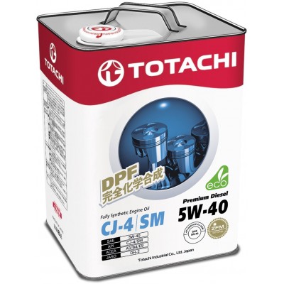 Моторное масло Totachi Premium Diesel CJ-4/SM 5W-40 6L