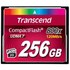 Карта памяти Transcend CompactFlash 256Gb 800x (TS256GCF800)