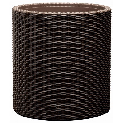 Ghiveci Keter Cylinder Planter L Whiskey brown (223947)