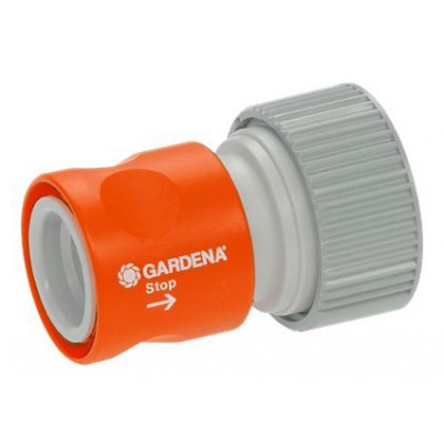 Коннектор садовый Gardena Profi 3/4'' with stopper (2814-20)