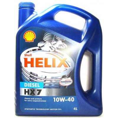 Моторное масло Shell Helix HX7 Diesel 10W-40 4L