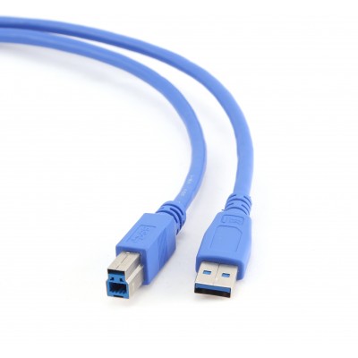 Кабель Cablexpert USB 3.0 AM/BM 1.8m Blue (CCP-USB3-AMBM-6)