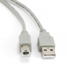 Кабель Cablexpert USB 2.0 AM/BM 1.8m Grey (CCP-USB2-AMBM-6G)