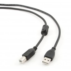 USB Кабель Cablexpert USB 2.0 AM/BM 3m Black (CCF-USB2-AMBM-10)