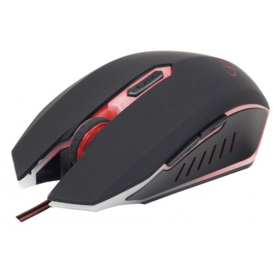 Компьютерная мышь Gembird MUSG-001-R Black/Red