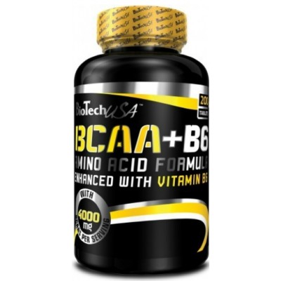 Aminoacizi Biotech BCAA + B6 200tab