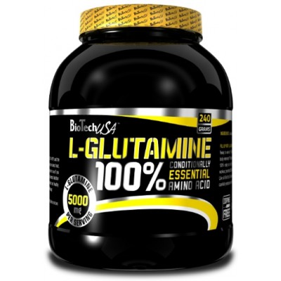 Aminoacizi Biotech 100% L-Glutamine 240g