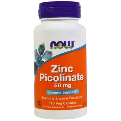 Витамины NOW Zinc Picolinate 50mg 120cap