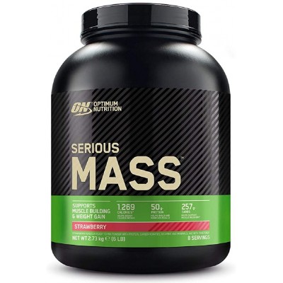 Masa musculara Optimum-nutrition Serious Mass Strawberry 2720g