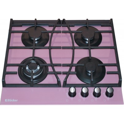 Plită incorporabilă cu gaz Backer HC-435W Lilac