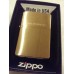 Brichetă cu benzină Zippo 204 Reg Brushed Brass w/Solid Brass Engraved