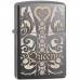 Бензиновая зажигалка Zippo 28797 Queen Black Ice