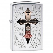 Brichetă cu benzină Zippo 28874 Cross High Polish Chrome