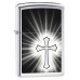 Brichetă cu benzină Zippo 29074 Reflective Cross H Pol Chrome