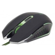 Компьютерная мышь Gembird MUSG-001-G Black/Green