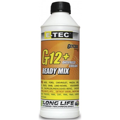 Антифриз E-TEC Glycsol G12+ 1L