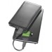 Внешний аккумулятор CellularLine Power Bank 5000mAh Leather Black