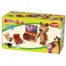 Set de construcție PlayBig Masha&Bear Set mic (80005 7090)