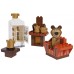 Set de construcție PlayBig Masha&Bear Set mic (80005 7090)