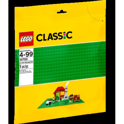 Базовая пластина Lego Classic: Green Baseplate (10700)