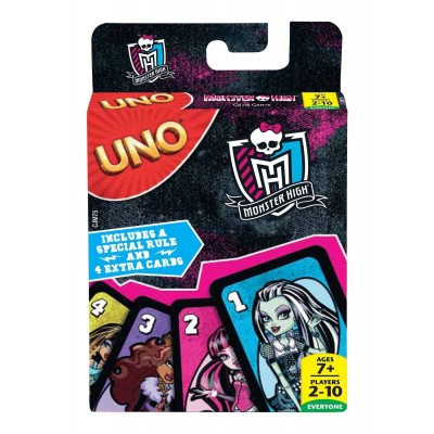 Joc educativ de masa Mattel Uno Monster High (CJM75)