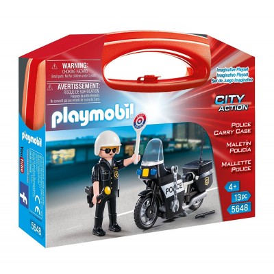 Set de construcție Playmobil City Action: Police Carry Case (5648)