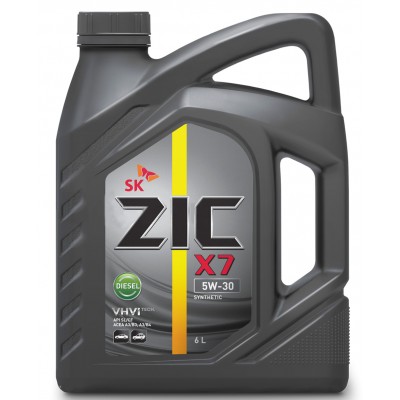 Моторное масло Zic X7 Diesel 5W-30 6L