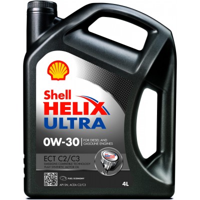 Моторное масло Shell Helix Ultra ECT C2/C3 0W-30 4L