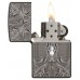 Brichetă cu benzină Zippo 28956 Cristal Lattice Armor Black Ice
